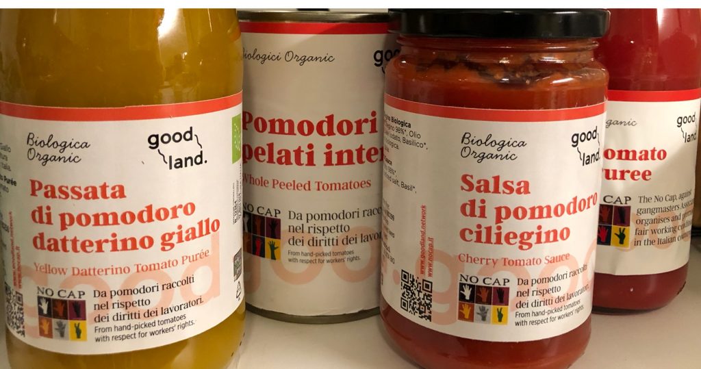 Faire Tomatenprodukte von NoCap aus Italien (Ausschnitt)