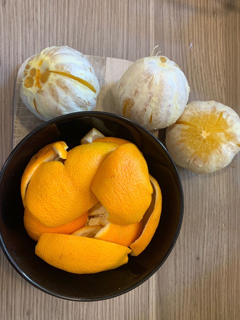 Rezept Orangeat Zubereitung Schalen